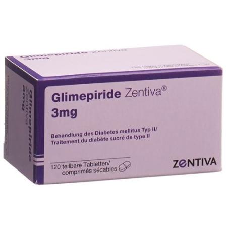 Glimepiride Zentiva Tabl 3 mg 120 pcs - PrimeCare Global