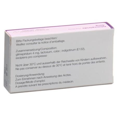 Glimepiride Zentiva Tabl 4 mg 30 pcs - PrimeCare Global