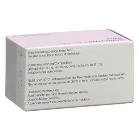Glimepiride Zentiva Tabl 4 mg 120 pcs - PrimeCare Global