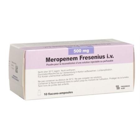 Meropenem Fresenius IV Dry sub 500 mg to make a - PrimeCare Global