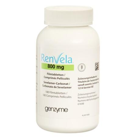 Renvela Filmtablet 800 mg Ds 180 pcs - PrimeCare Global
