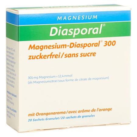 Magnesium Diasporal Gran 300 mg sugar-free bag 20 pcs - PrimeCare Global