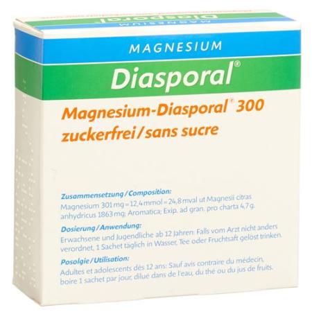 Magnesium Diasporal Gran 300 mg sugar-free 15 x 20 pcs - PrimeCare Global