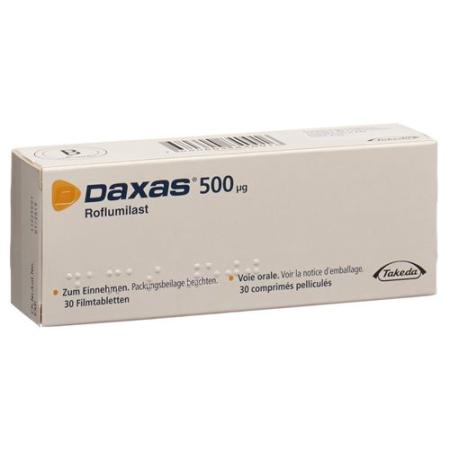 Daxas film tabl 500 mcg 90 pcs - PrimeCare Global