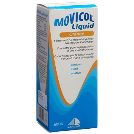Movicol Liquid Drink L&ouml;s Orange Fl 500 ml - PrimeCare Global