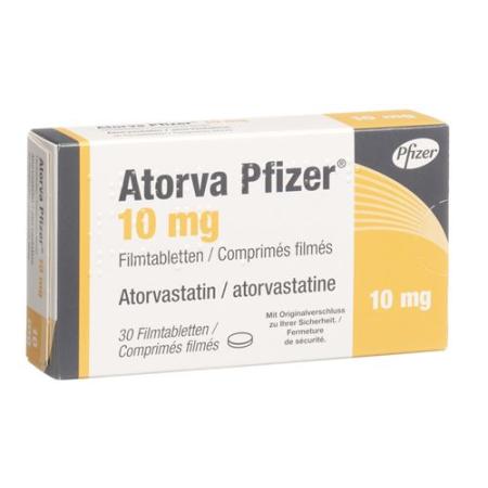 Atorva Pfizer Filmtablet 10 mg 30 pcs - PrimeCare Global