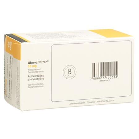 Atorva Pfizer Filmtablet 10 mg 100 pcs - PrimeCare Global