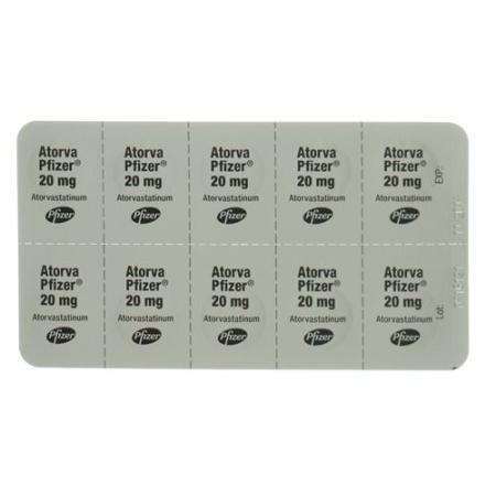 Atorva Pfizer Filmtablet 20 mg 100 pcs - PrimeCare Global
