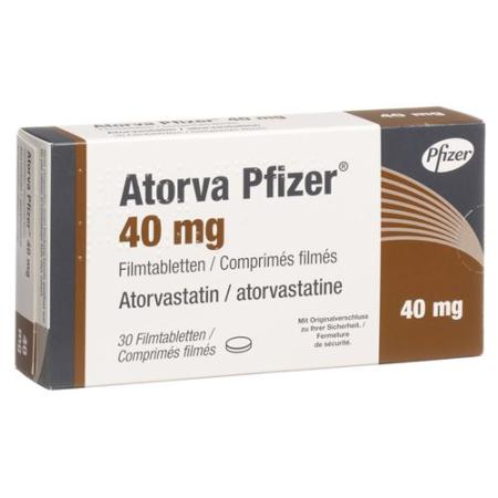 Atorva Pfizer Filmtablet 40 mg 30 pcs - PrimeCare Global
