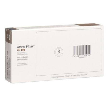Atorva Pfizer Filmtablet 40 mg 30 pcs - PrimeCare Global