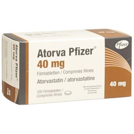 Atorva Pfizer Filmtablet 40 mg 100 pcs - PrimeCare Global