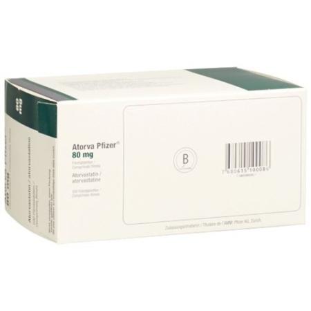 Atorva Pfizer Filmtablet 80 mg 100 pcs - PrimeCare Global