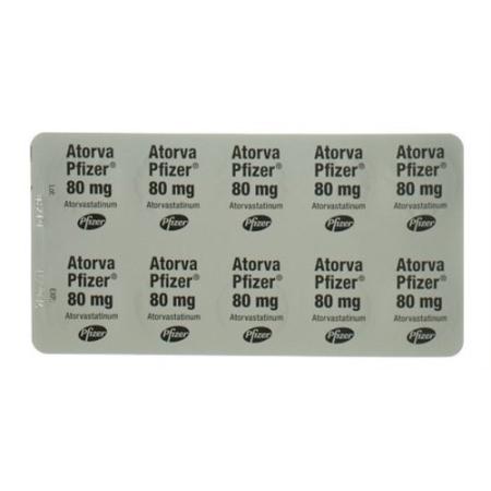 Atorva Pfizer Filmtablet 80 mg 100 pcs - PrimeCare Global