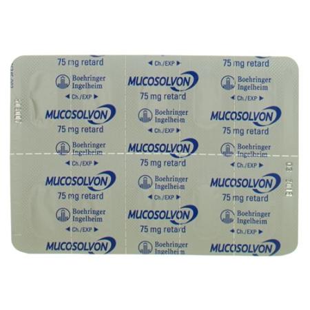 Mucosolvon Retard Ret capsules 75 mg 30 pcs - PrimeCare Global