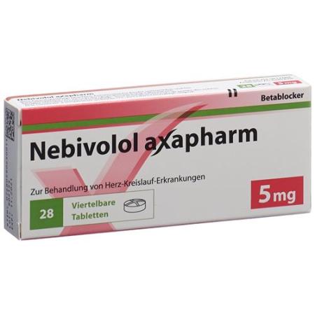 Nebivolol Axapharm Tabl 5 mg 28 pcs - PrimeCare Global