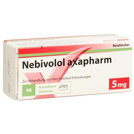 Nebivolol Axapharm Tabl 5 mg 98 pcs - PrimeCare Global