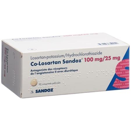 Co-Losartan Sandoz film tablets 100/25mg 98 pcs - PrimeCare Global