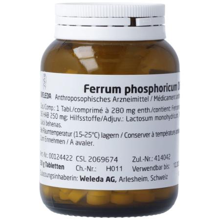 Weleda Ferrum phosphoricum Tabl D 6 50 g - PrimeCare Global