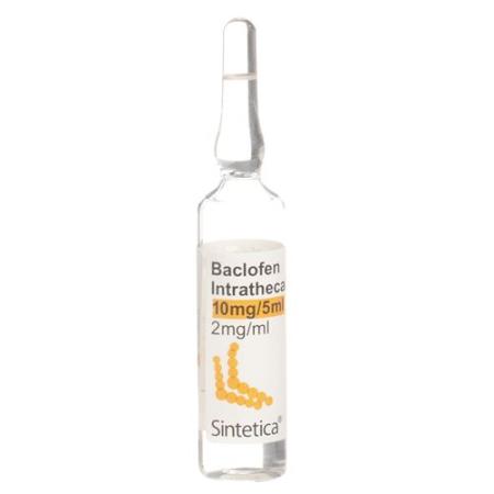 Baclofen Intrathecal Sintetica Inj Loes 10mg/5ml 10amp 5ml - PrimeCare Global