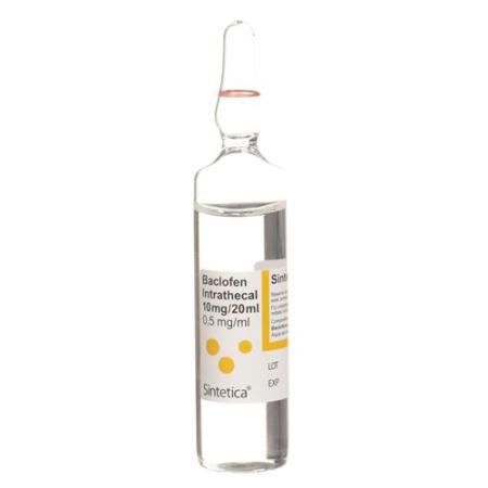 Baclofen Intrathecal Sintetica Inj Loes 10mg/20ml 5amp 20ml - PrimeCare Global