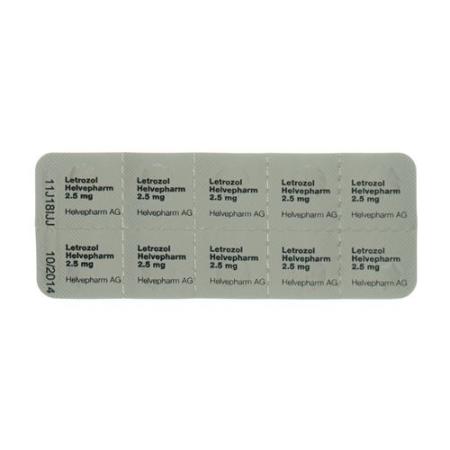 Letrozole Helvepharm Filmtabl 2.5 mg 100 pcs - PrimeCare Global