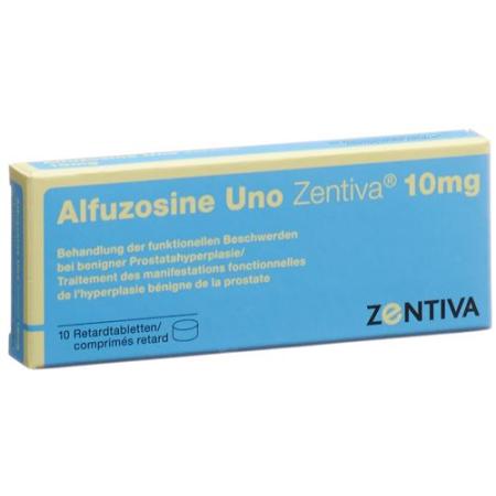 Alfuzosin Uno Zentiva Ret Tabl 10 mg 10 pcs - PrimeCare Global
