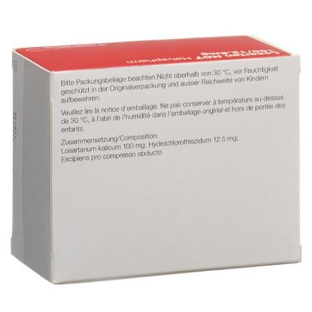 Losartan HCT Helvepharm Filmtabl 100/12.5mg 98 pcs - PrimeCare Global