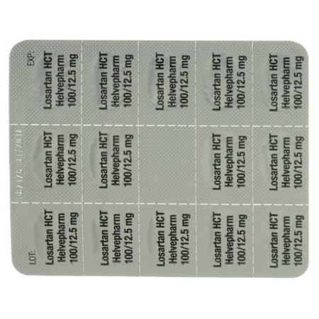 Losartan HCT Helvepharm Filmtabl 100/12.5mg 98 pcs - PrimeCare Global