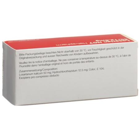Losartan HCT Helvepharm Filmtabl 50/12.5mg 98 pcs - PrimeCare Global