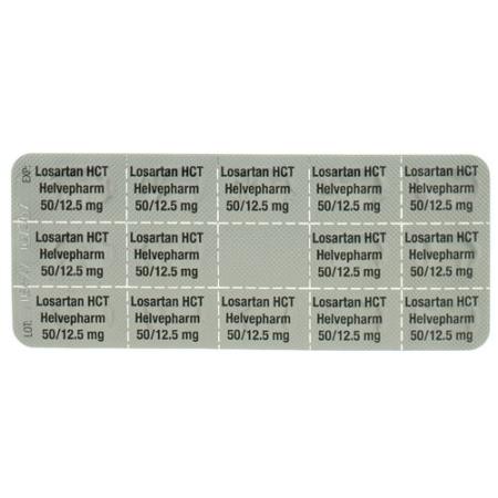 Losartan HCT Helvepharm Filmtabl 50/12.5mg 98 pcs - PrimeCare Global