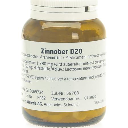 Weleda Cinnabar Tabl D 20 50 g - PrimeCare Global