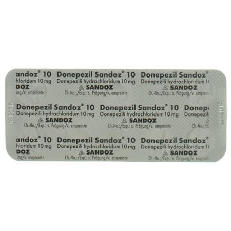 Donepezil Sandoz film tablets 10 mg 98 pcs - PrimeCare Global