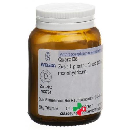 Weleda Quarz Trituration D 6 50 g - PrimeCare Global