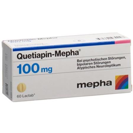 Quetiapin-Mepha Lactab 100 mg 60 pcs - PrimeCare Global