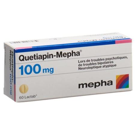 Quetiapin-Mepha Lactab 100 mg 100 pcs - PrimeCare Global