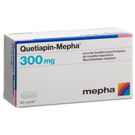 Quetiapin-Mepha Lactab 300 mg 100 pcs - PrimeCare Global