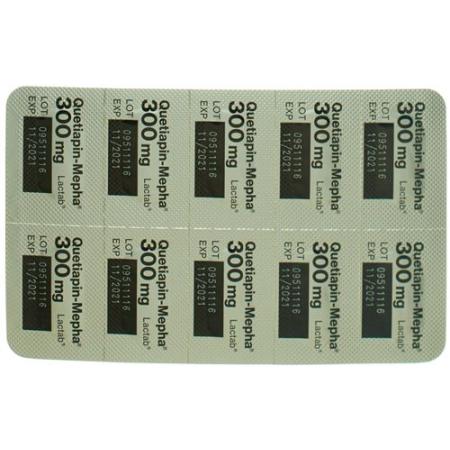 Quetiapin-Mepha Lactab 300 mg 100 pcs - PrimeCare Global