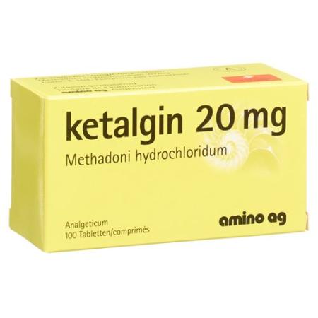 Ketalgin 20 mg 100 tablets - PrimeCare Global