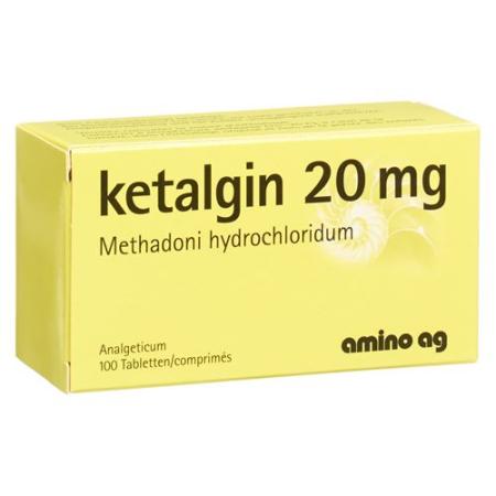 Ketalgin 20 mg 100 tablets - PrimeCare Global