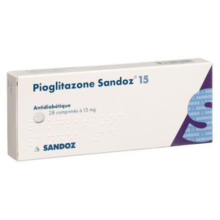 Pioglitazon Sandoz 15 mg 28 tablets - PrimeCare Global