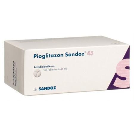 Pioglitazone Sandoz Tabl 45 mg 98 pcs - PrimeCare Global