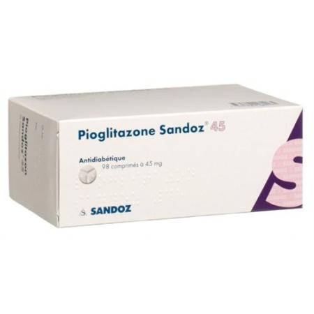 Pioglitazone Sandoz Tabl 45 mg 98 pcs - PrimeCare Global