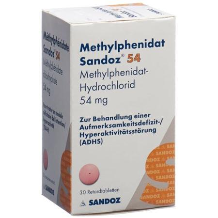 METHYLPHENIDATE SANDOZ RET TABL 54 MG 30 - PrimeCare Global