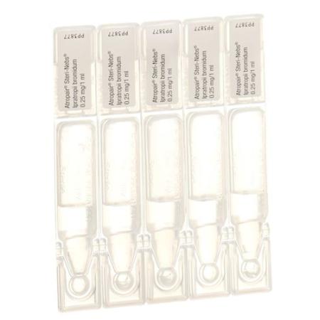 Atropair Steri-Nebs Inhal L&ouml;s 0.25 mg/ml 1 ml ampoule 60 pcs - PrimeCare Global