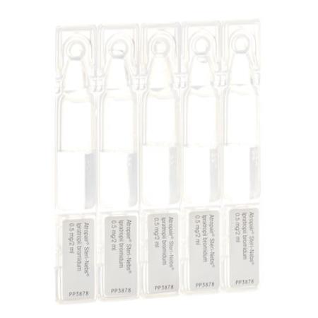 Atropair Steri-Nebs Inhal L&ouml;s 0.5 mg/2ml 2 ml ampoules 60 pcs - PrimeCare Global
