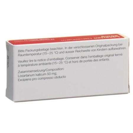 Losartan Helvepharm Filmtabl 50 mg 28 pcs - PrimeCare Global