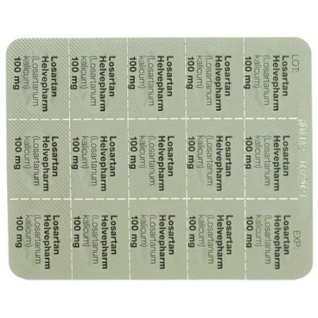 Losartan Helvepharm Filmtabl 100 mg 28 pcs - PrimeCare Global