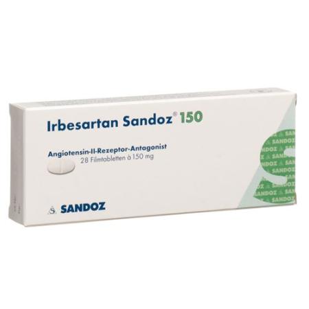 Irbesartan Sandoz film tablets 150 mg 28 pcs - PrimeCare Global