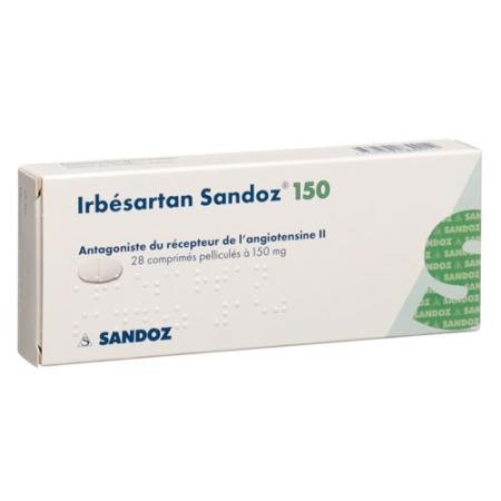 Irbesartan Sandoz film tablets 150 mg 28 pcs - PrimeCare Global