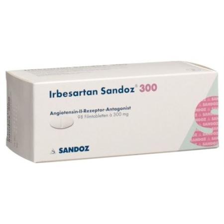 Irbesartan Sandoz film tablets 300 mg 98 pcs - PrimeCare Global